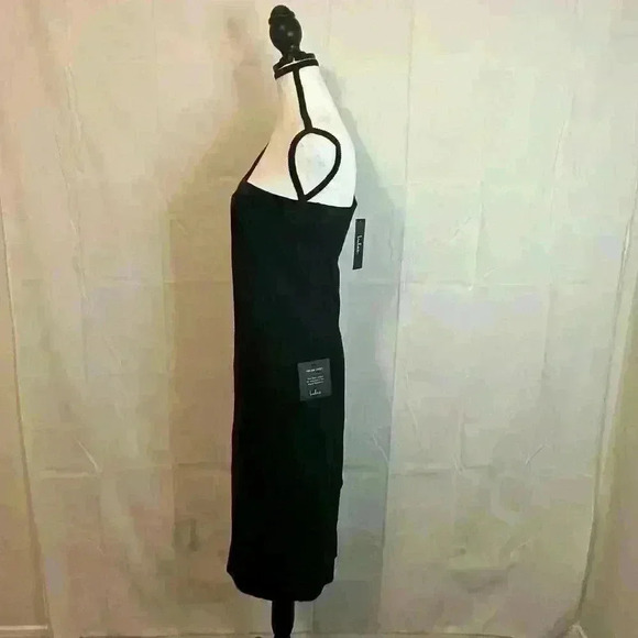 Lulus Good Times Only Black Fitted One-Shoulder Maxi Dress Women's Size M - Picture 3 of 12